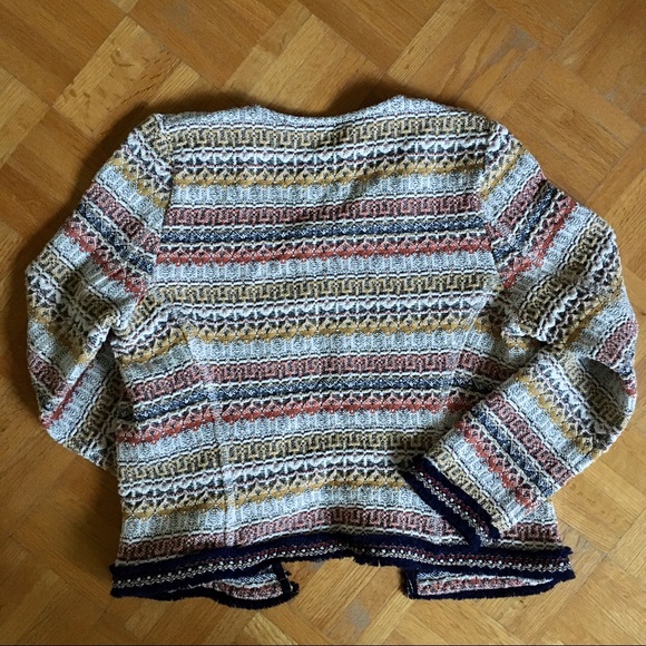 Zara striped jacquard aztec jacket - Picture 6 of 7